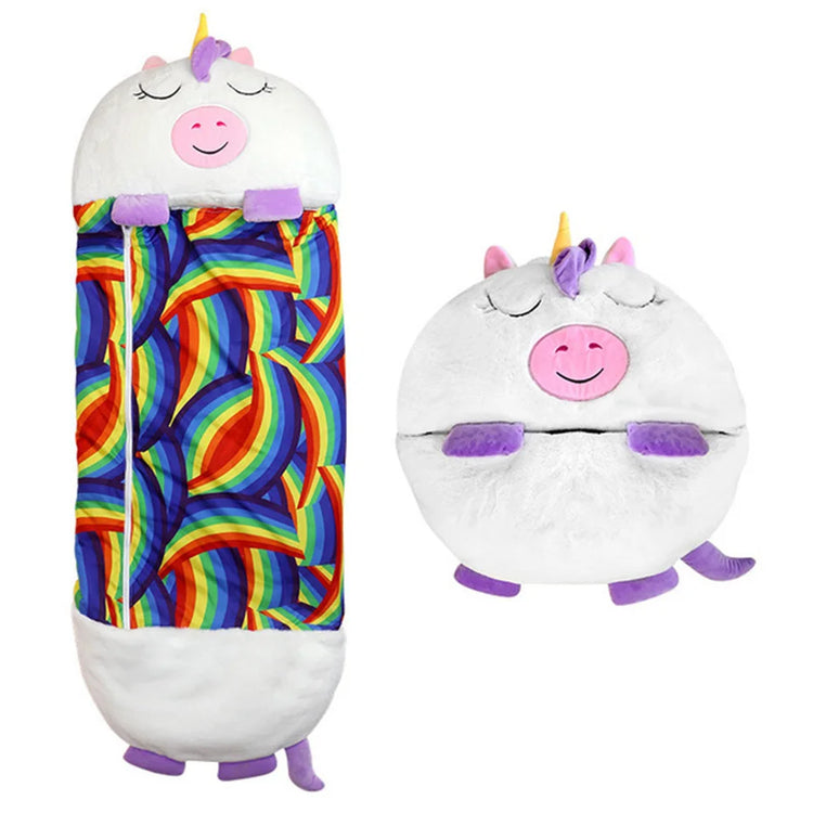 sac de couchage enfant licorne blanche