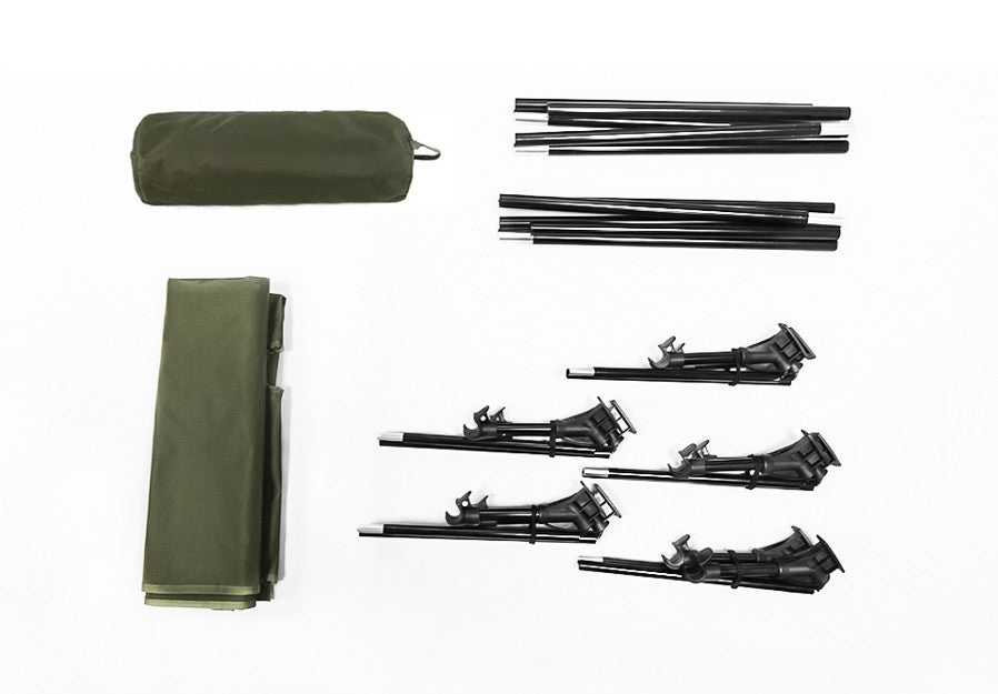 Lit de camp | LE 15 CM DE HAUT - Camping Confortable