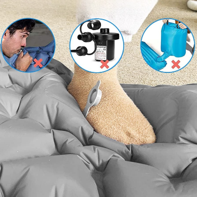 MATELAS GONFLABLE - LE 8,5 CM AVEC OREILLER