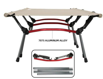 Lit de Camp | LE 38 CM DE HAUT - Camping Confortable