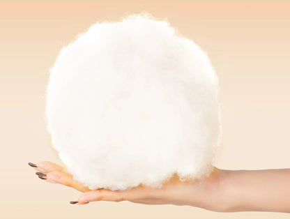 boule coton dans sacs de couchage