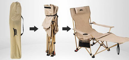 Chaise de camping | LA CHAISE LONGUE - Camping Confortable
