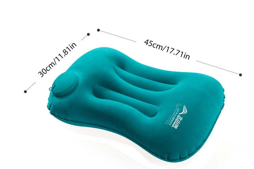 dimensions coussin gonflable bleu