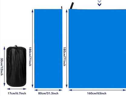 Sac de couchage | LE MINCE EN POLAIRE - Camping Confortable