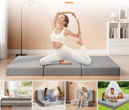 Matelas de sol | LE 15 cm EN MOUSSE MÉMOIRE - Camping Confortable