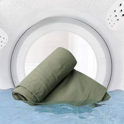 drap de sac de couchage dans laveuse