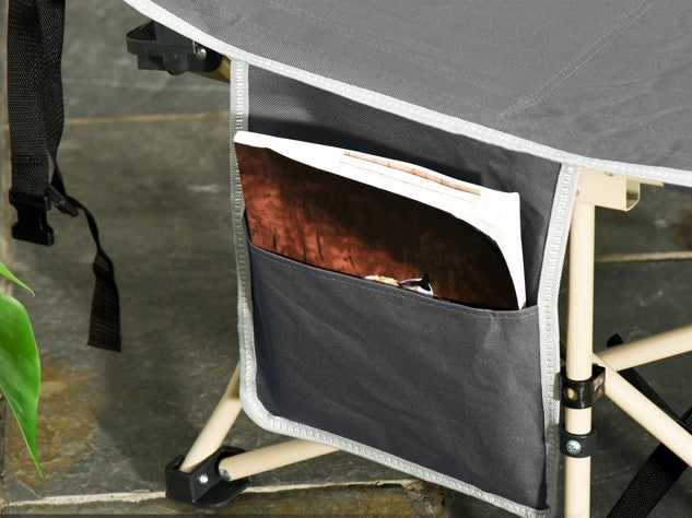 lit de camp pliable pochette de cote