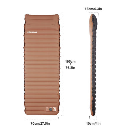 matelas gonflable 1 personne dimensions