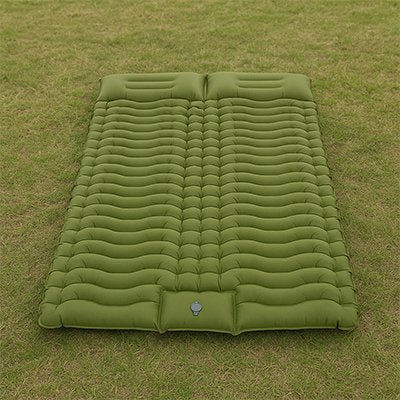 Matelas gonflable 2 personnes | LE 10 cm ONDULÉ - Camping Confortable