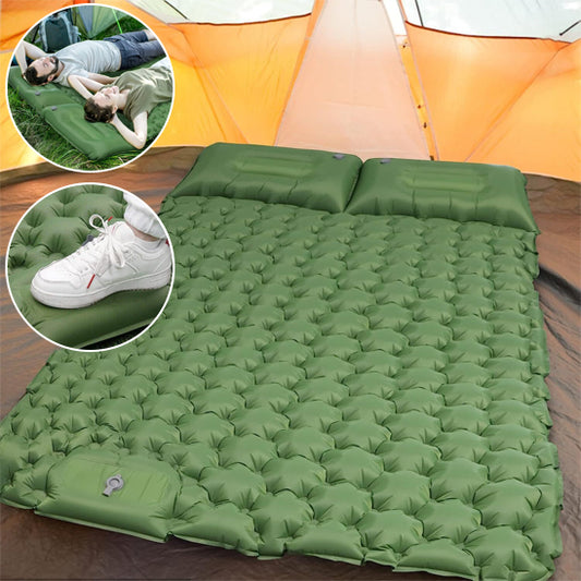 matelas gonflable 2 personnes avec pompe pied