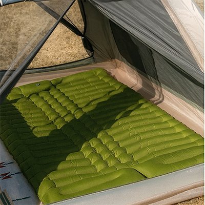 Matelas gonflable 2 personnes | LE 10 cm ONDULÉ - Camping Confortable