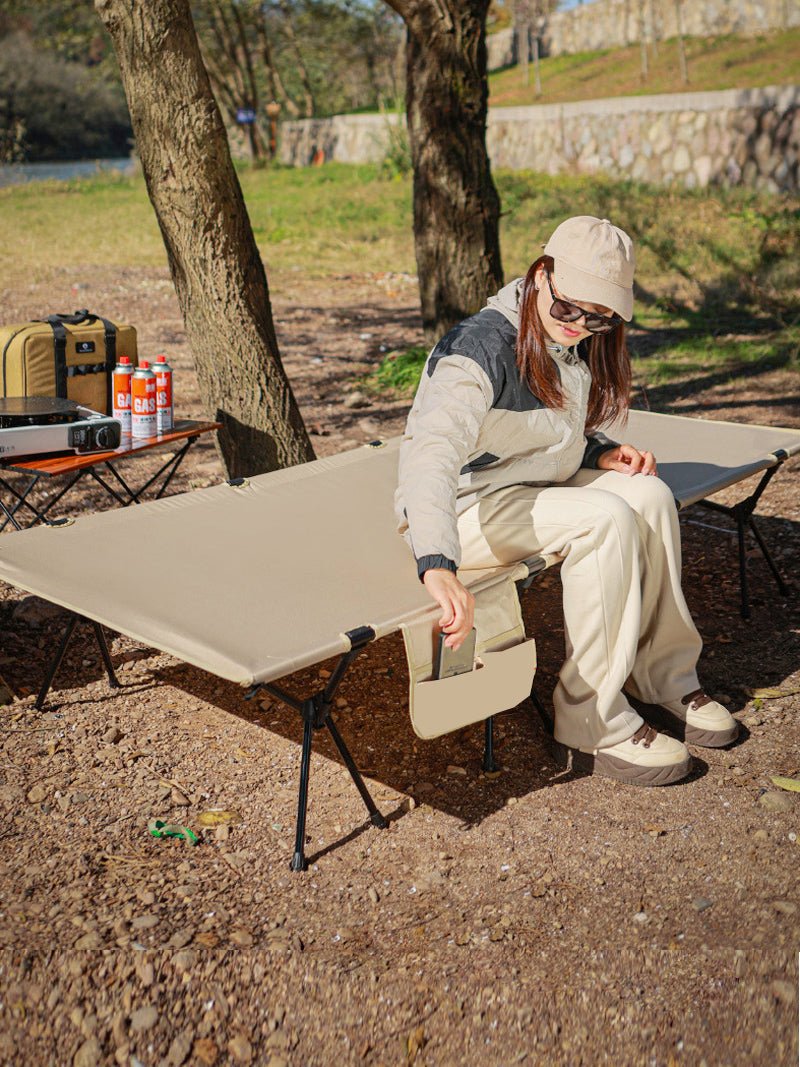 Lit de Camp | LE LARGE 38 CM DE HAUT - Camping Confortable