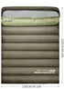 Sac de couchage 2 personnes | LE TOUT COTON 3 SAISONS - Camping Confortable
