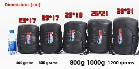 sac-de-couchage-grand-froid-dimensions-apres-compression