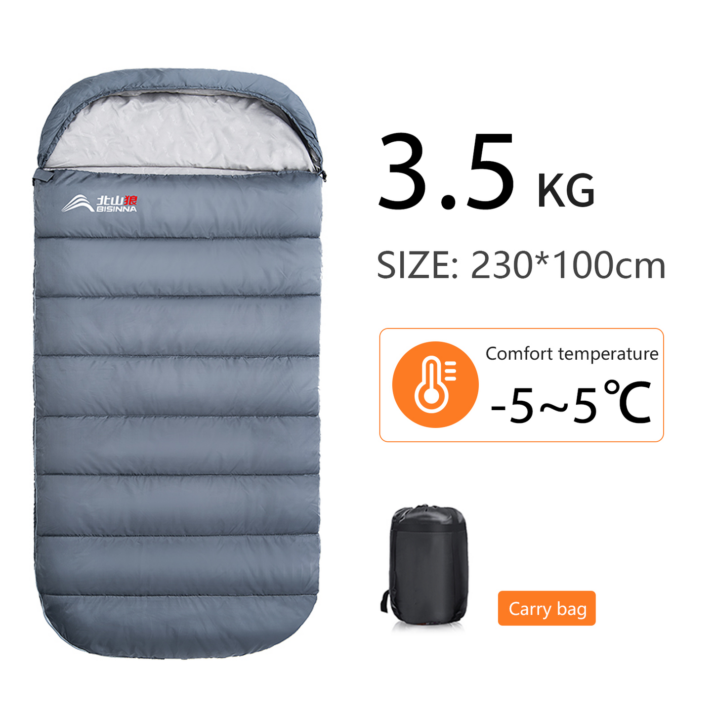 sacs de couchage -5 a 5 degre celcius