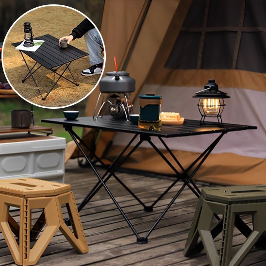 Table de camping | LA TABLE DE NUIT - Camping Confortable