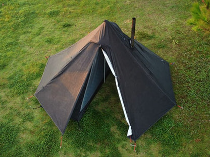 tente-camping-conique-noire