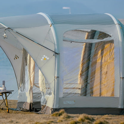 tente gonflable la parfaite salon grandes fenetres