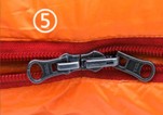 zippers sac de couchage grand froid